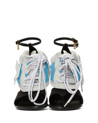 Off-White Black And Runner Heel Sandals