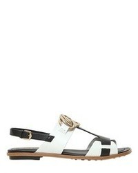 Tod's Chained Leather Sandals