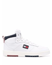 Tommy Jeans Basket Mid Top Leather Sneakers