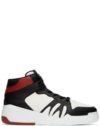 Giuseppe Zanotti Black Red Talon Sneakers