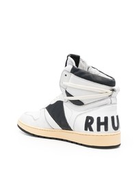 Rhude Colour Block High Top Sneakers