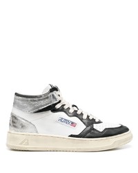 AUTRY Distressed High Top Sneakers