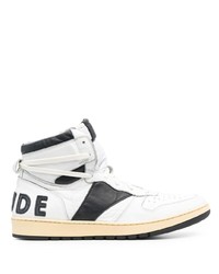 Rhude High Top Lace Up Trainers
