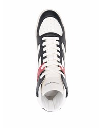 Emporio Armani High Top Leather Sneakers