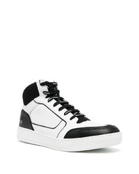 Armani Exchange High Top Leather Sneakers