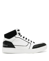 Armani Exchange High Top Leather Sneakers