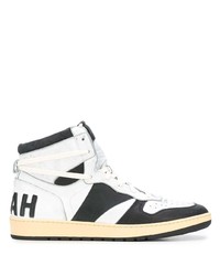 Rhude High Top Slogan Sneakers