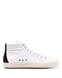 P448 Leather Hi Top Trainers