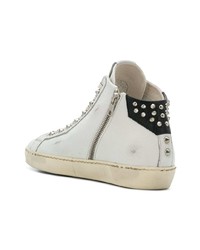 Leather Crown M Iconic Studded Hi Tops 