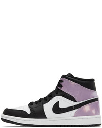 NIKE JORDAN Purple Air Jordan 1 Mid Sneakers