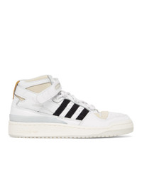 adidas x IVY PARK White And Beige Forum Mid Sneakers