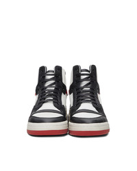 Saint Laurent White And Red Sl 24 Sneakers