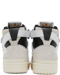 adidas Originals White Black Forum 84 High Sneakers
