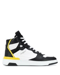 Givenchy Wing Panelled High Top Sneakers