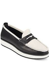 Rag and Bone Tanja Two Tone Leather Loafers