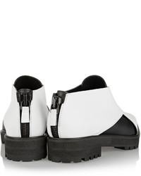 Proenza Schouler Two Tone Leather Loafers