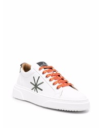 Manuel Ritz Army Embroidered Logo Sneakers