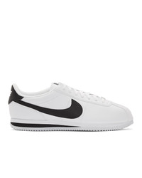 Nike Black And White Cortez Basic Sneakers