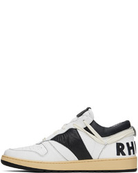 Rhude Black White Rhecess Low Sneakers