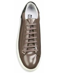 Belstaff Camouflage Low Top Leather Sneakers