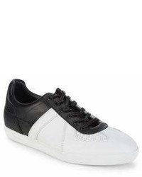 Christian Dior Colorblocked Leather Low Top Sneakers