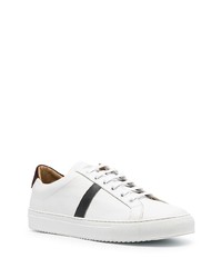Low Brand Contrasting Band Low Top Sneakers