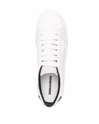 DSQUARED2 Contrasting Heel Low Top Trainers