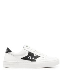 Sun 68 Debossed Logo Low Top Sneakers