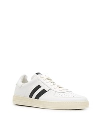 Tom Ford Double Stripes Lace Up Sneakers