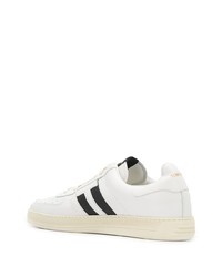 Tom Ford Double Stripes Lace Up Sneakers