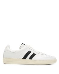 Tom Ford Double Stripes Lace Up Sneakers