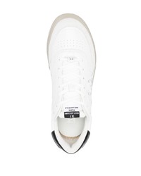 Karl Lagerfeld Embossed Logo Leather Sneakers