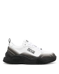 VERSACE JEANS COUTURE Gradient Effect Leather Sneakers