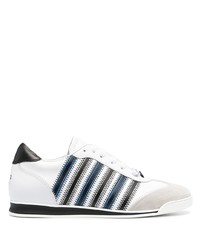 DSQUARED2 Jagged Stripe Low Top Sneakers
