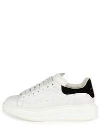 Alexander McQueen Leather Low Top Sneaker Whiteblack