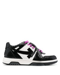 Off-White Leather Trim Panelled Sneakers