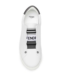 Fendi Logo Low Top Sneakers