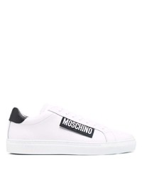 Moschino Logo Patch Low Top Sneakers
