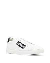 Moschino Logo Patch Sneakers