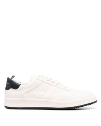 Officine Creative Logo Print Low Top Leather Sneakers