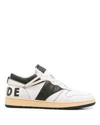 Rhude Logo Print Low Top Sneakers