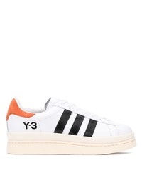 Y-3 Logo Printed Lace Up Sneakers