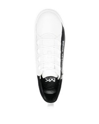 Michael Kors Michl Kors Logo Print Zip Detailed Sneakers