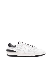 Lanvin Perforated Panel Leather Sneakers