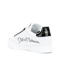 Dolce & Gabbana Portofino Sneakers With Appliqus