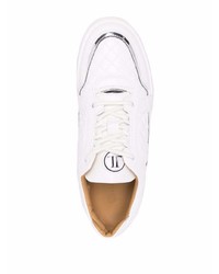 Leandro Lopes Quilted Finish Low Top Sneakers