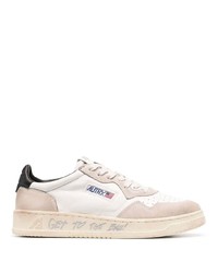 AUTRY Slogan Sole Leather Sneakers