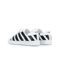 Off-White Striped Sneakers