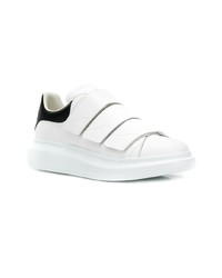 Alexander McQueen Touch Strap Wedge Sole Sneakers