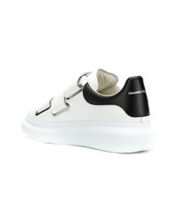 Alexander McQueen Touch Strap Wedge Sole Sneakers